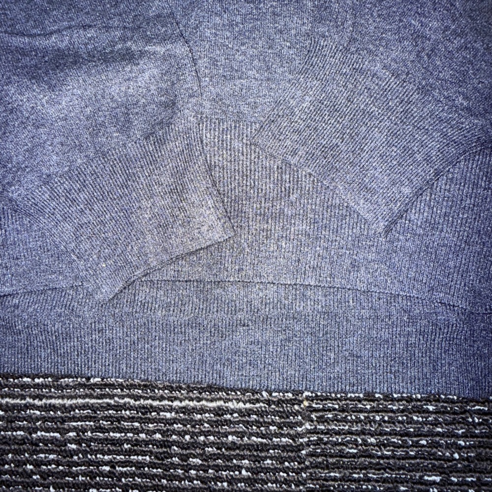 A New Day V-Neck Sweater Women XL NEW Charcoal Grey Relaxed Knit Pullover - Picture 2 of 7